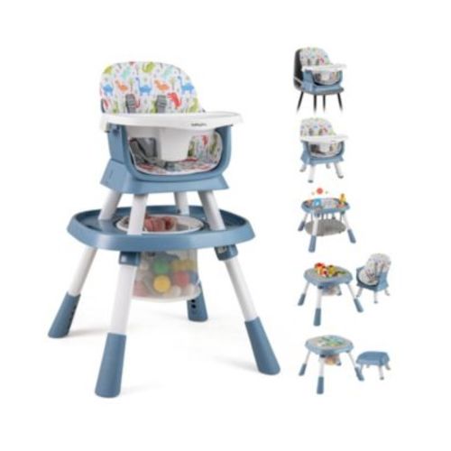 16-in-1 Baby High Chair w/ Activity Center Booster Seat Building Block Table