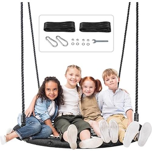 48" Spider Web Tree Swing