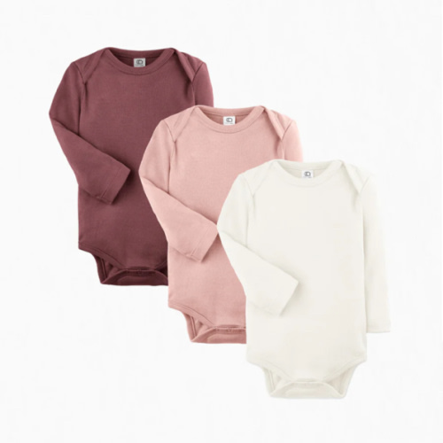 3-Pack Long Sleeve Bodysuit Bundle