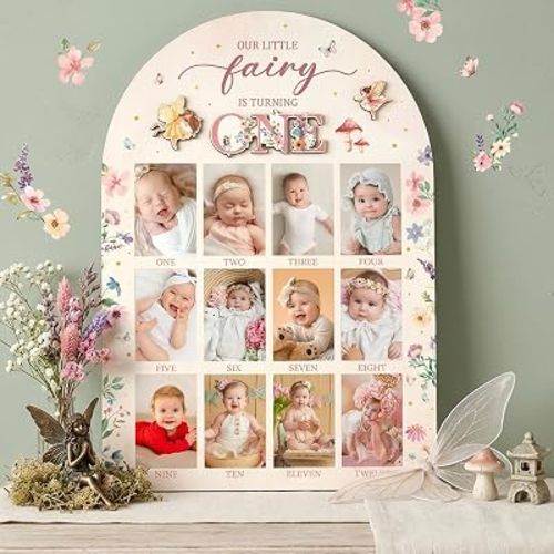 R HORSE 3D My First Year Photo Frame Board Fits 2 x 3 Inch Photo
