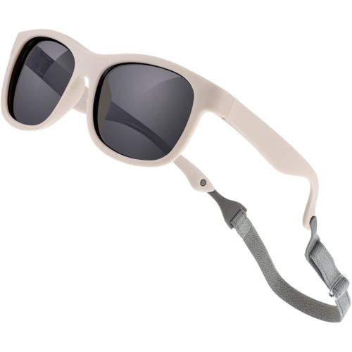 Baby Sunglasses with Strap Polarized Flexible UV400 for Infant Toddler Boys Girls Age 0-24 Months