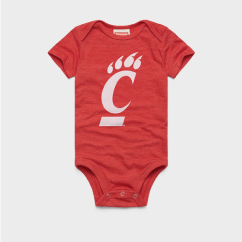 University of Cincinnati Baby One Piece | Retro Bearcats Baby Clothes – HOMAGE