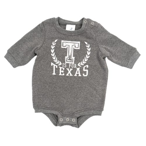 Zoozatz Texas Longhorns Baby Fleece Onesie