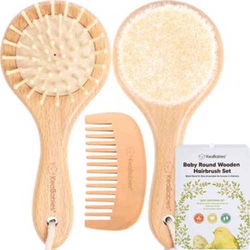 Baby Round Hair Brush and Comb Set