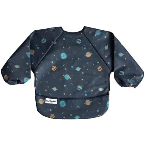 Tiny Twinkle Mess Proof Baby Bib, Long Sleeve Bib Outfit, Waterproof Bibs for Toddlers, Machine Washable, Tug Proof