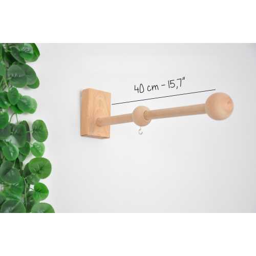 Wooden Montessori Mobile Arm: Wall Mounted Baby Mobile Hanger