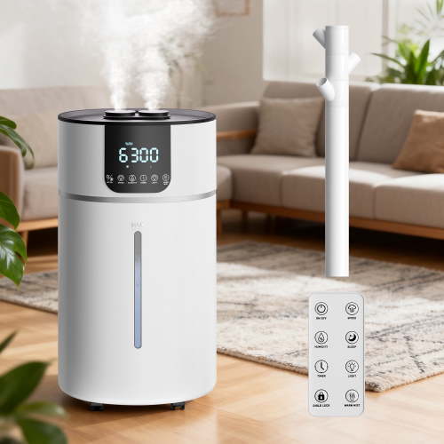 Dhole 16L Large Room Whole House Dual Mist Output Warm Mist Humidifier