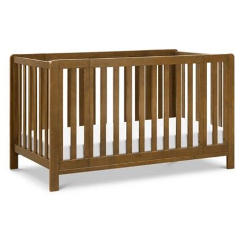 Carter's by daVinci Colby GROW 6-in-1 Convertible Bassinet to Crib - Walnut