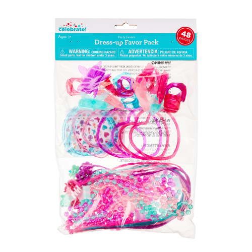 Pink/Purple Dress-Up Party Favors Pack, 48 Pieces, by Way To Celebrate