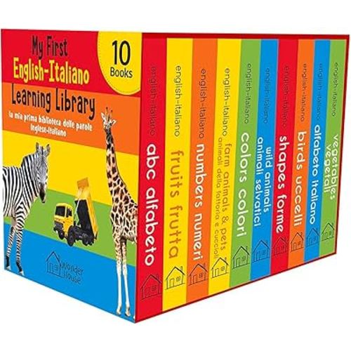 My First English-Italian Learning Library (la mia prima biblioteca delle parole Inglese-Italiano) : (Italian Edition)