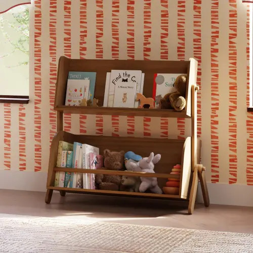 Tally storage and bookshelf