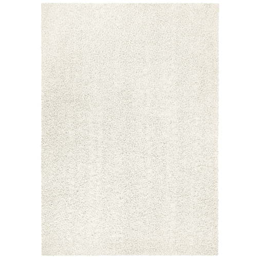 Mainstays Traditional Solid Ivory Shag Indoor Area Rug, 7'x10'