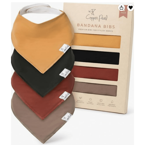 Printed Bandana Bib Set (4-Pack) - Cusco