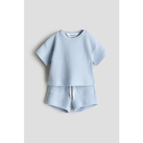 2-piece waffled cotton set, Newborn