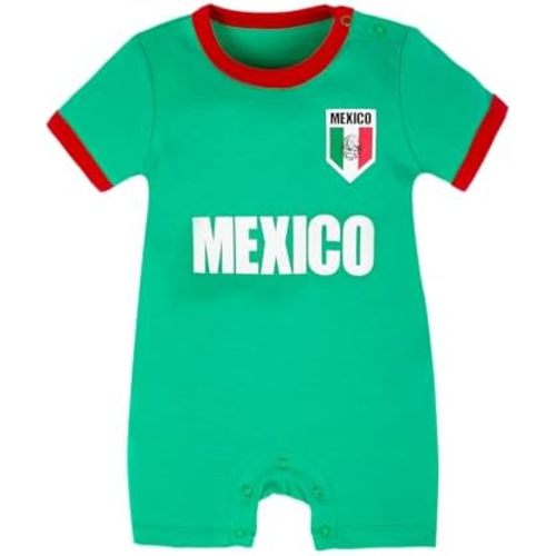 Baby Girl Soccer Clothes Baby Boys Romper Toddler Soccer Outfit Infants Jumpsuit Cute Comfortable 0-24 Months
