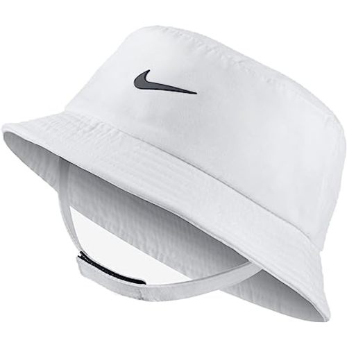 Nike Dry Infant/Toddler Girls' Bucket Hat (White (001) / Black/White, 12-24 Months)
