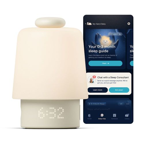 Hatch Baby Sleep Support Sound Machine & Night Light - color putty
