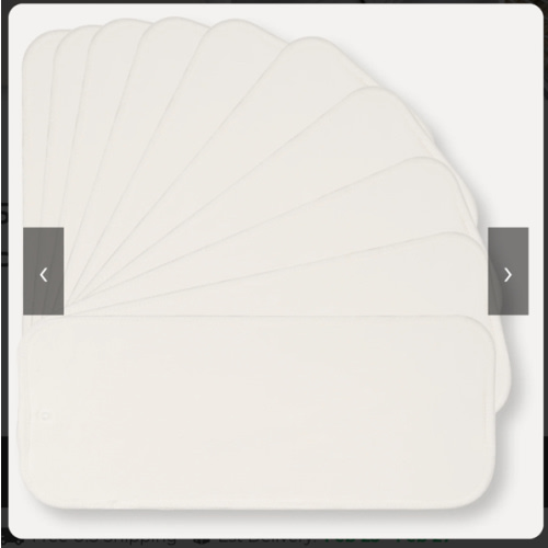 5 Layer Cotton Insert 10 Pack with Snaps