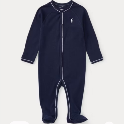 Cotton Jersey Footed Coverall | One-Pieces Baby | Ralph Lauren