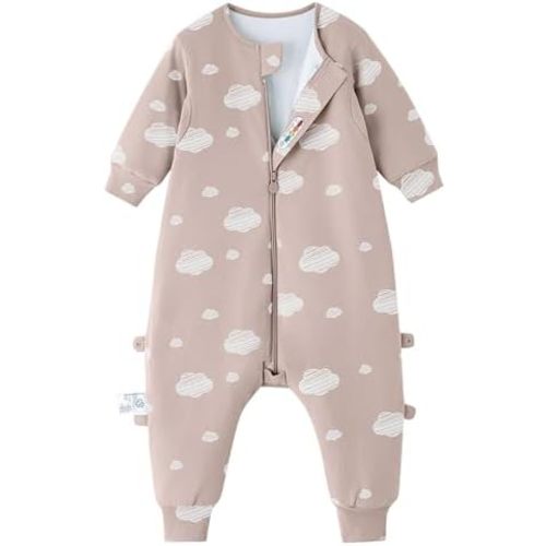 kaiya baby Unisex Toddler Sleep Sack with Feet, 2.5 Tog Baby Winter Sleep Sack Long Sleeve Gifts for Boys & Girls