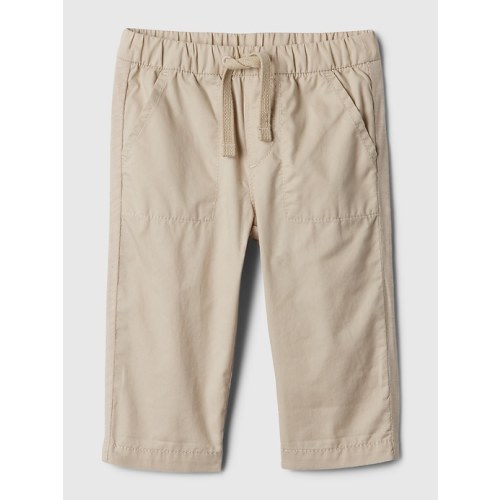 Baby Pull-On Pants in bedrock beige