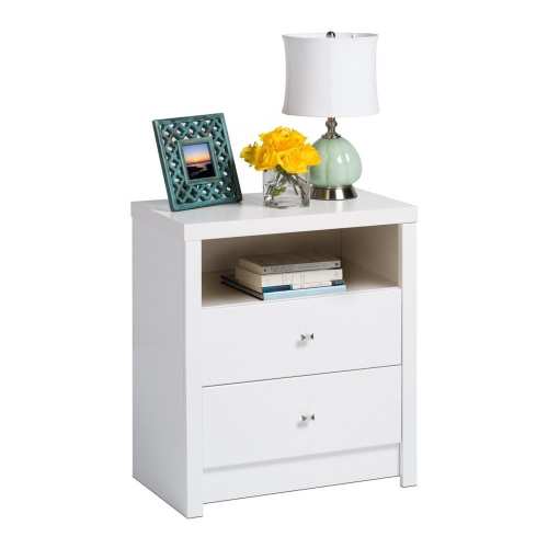 Prepac Calla White Nightstand