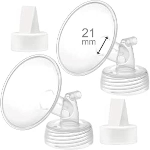 Maymom 21mm Flange and Duckbill Valve Compatible with Spectra S1 S2 9 Plus Replacment Pump Parts Not Original Spectra Flange Duckbill Valve