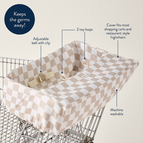 Itzy Shopping Cart Cover - Beige