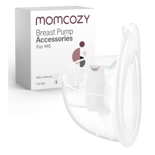Momcozy Full Set Collector Cup Only Compatible with Momcozy M5 NOT for Others,with Double-Sealed 24mm Flanges