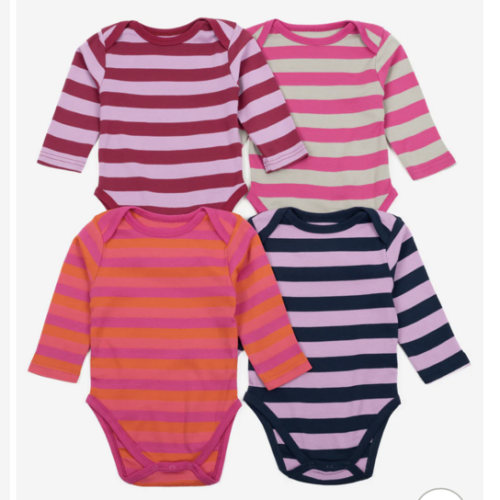 Leveret Baby Bodysuits Striped – Leveret Clothing