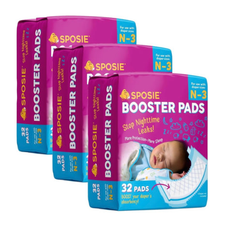 Select Kids Diaper Booster N-3, 96 Count - Baby Diaper Pads, Overnight Diapers, Newborn Diapers