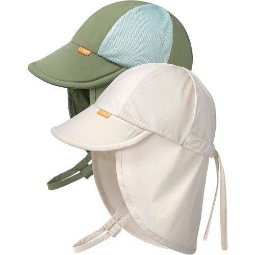 Baby Sun Hat with Breathable Mesh, UPF 50+ Boys Girls Toddler Swim