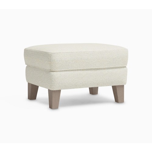Wingback Upholstered Ottoman