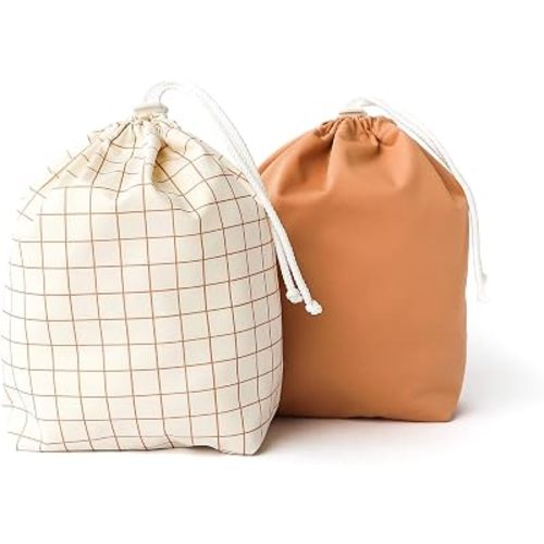 Esembly Ditty Bag Duo, Wet Bags, Windowpane + Sepia 2-Pack