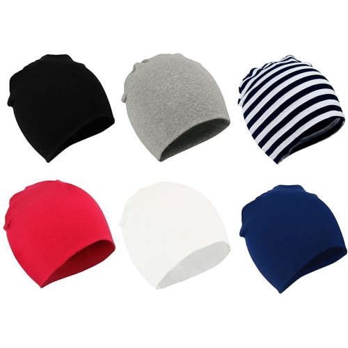 Zando Winter Cotton Warm Hat Unisex Baby Beanie Hat Infant Baby Soft Cute Knit Cap 06 Pack 1