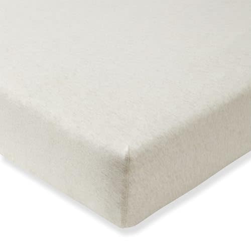 Burt's Bees Baby Organic Cotton Fitted Crib Sheet, Unisex Baby Beddings | A nursery essential crib sheet with 360 elastic that prevents sheets from creeping up on the mattress