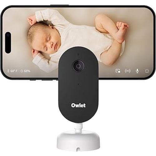 Owlet Dream Sight (Gen 3) Smart Video Baby Monitor | 2K HD Camera w/Night Vision | Detects Crying, Motion & Temperature | Customizable Alerts | Two-Way Talk | Secure Wi-fi