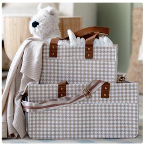Bunnie Caddie Set - Houndstooth Tan