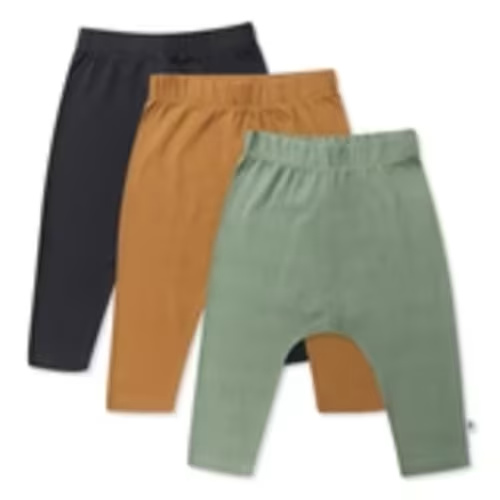 3-Pack Organic Cotton Harem Pants | Honest Baby Clothing