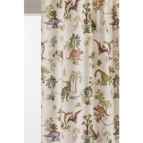 2-PACK PATTERNED COTTON CURTAIN PANELS
