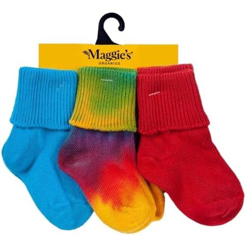 Maggie's Organics Infant and Toddler Anklet Socks - 3 Pack