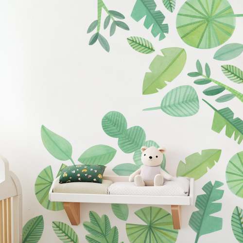Modern Jungle Foliage Kit • Peel-and-Stick Wall Decals
