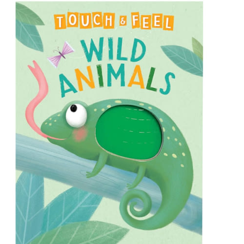 Wild Animals: A Touch and Feel Book - Children's Board Book - Educational