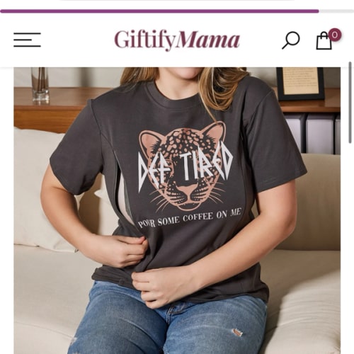 Pour Some Coffee On Me Nursing T-shirt