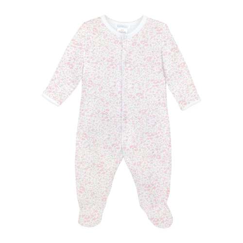 Roses Garden Printed Footie | Baby Girl