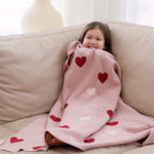 Little Hearts Blanket – Fox & Fallow