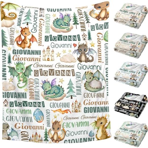 Baby Blanket Dragon Custom