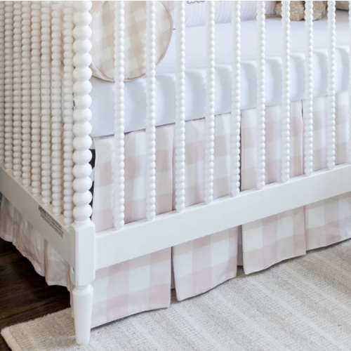 Pleated Check Crib Skirt – Rooney Home
