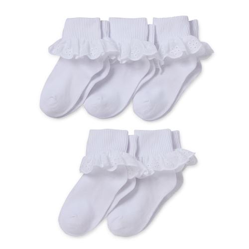 Okie Dokie Toddler Girls 5 Pair Turncuff Socks - JCPenney
