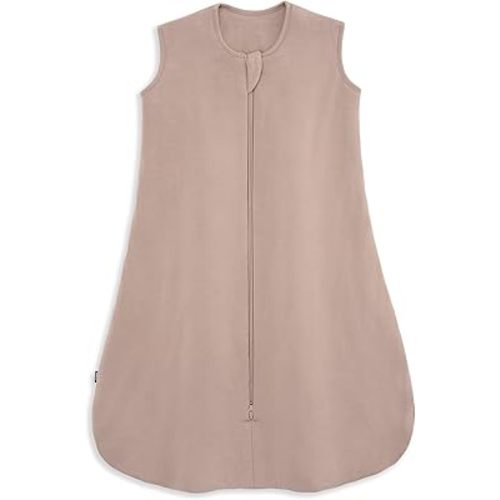 HALO SuperSoft Bamboo Wearable Blanket 1.5 TOG – Buttery Soft, Plush Baby Sleep Sack for Newborns, Infants & Toddlers, Hip-Healthy Design, Machine Washable, 0-6 Months, Small, Mocha